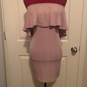 Strapless Bodycon Mini Dress